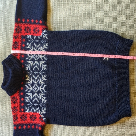 Dale of Norway Nordic mock neck 100% wool sweater - Picture 7 of 8